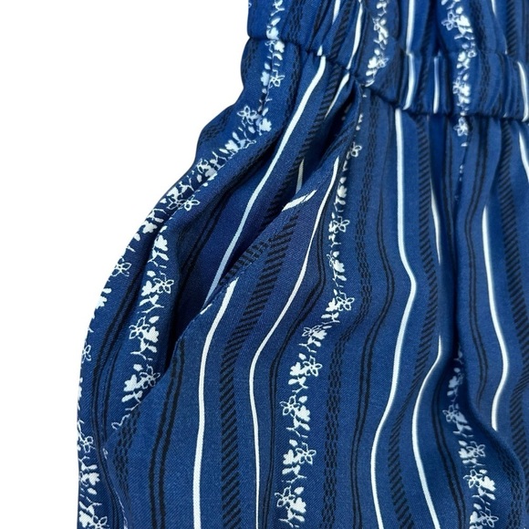 Navy Striped Jumpsuit Small - Picture 6 of 11